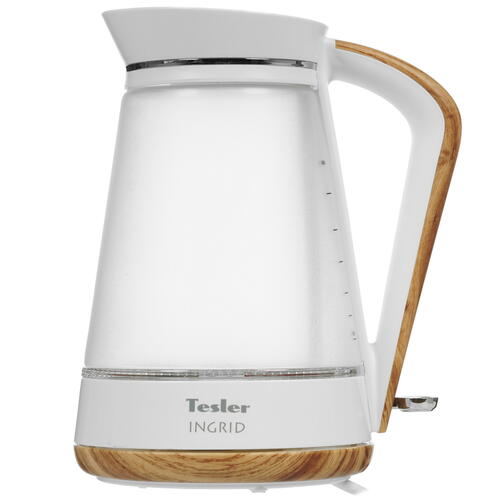 Купить Электрочайник Tesler KT-1750 белый  8161073. Характеристики, отзывы и цены в Донецке