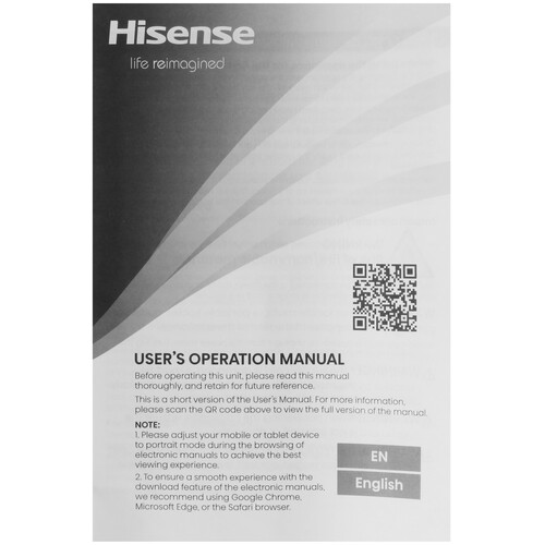 Купить Холодильник с морозильником   Hisense RB3N331NAW1 белый  9313816. Характеристики, отзывы и цены в Донецке