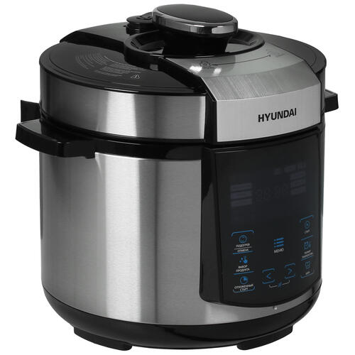 Купить Мультиварка-скороварка Hyundai HYMC-1618 серебристый  9909797. Характеристики, отзывы и цены в Донецке