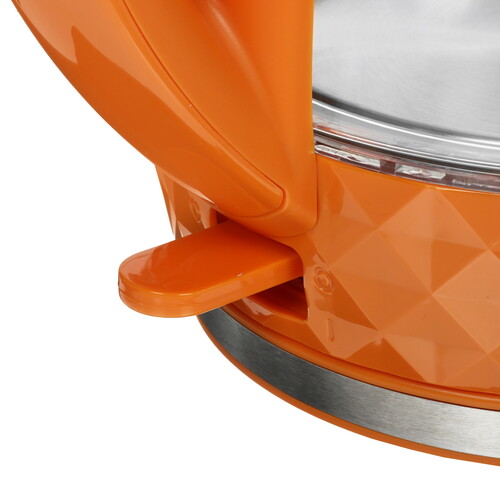 Купить Электрочайник Kitfort КТ-6123-4 оранжевый  5339018. Характеристики, отзывы и цены в Донецке