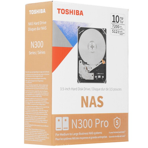 Купить 10 ТБ Жесткий диск Toshiba N300 Pro  5609468. Характеристики, отзывы и цены в Донецке