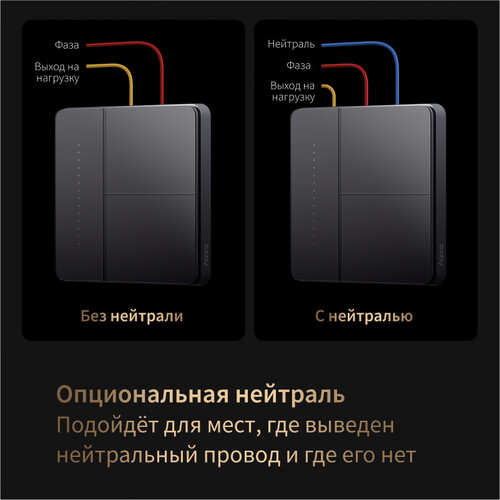 Купить Умный выключатель Aqara Z1 Pro  5608818. Характеристики, отзывы и цены в Донецке