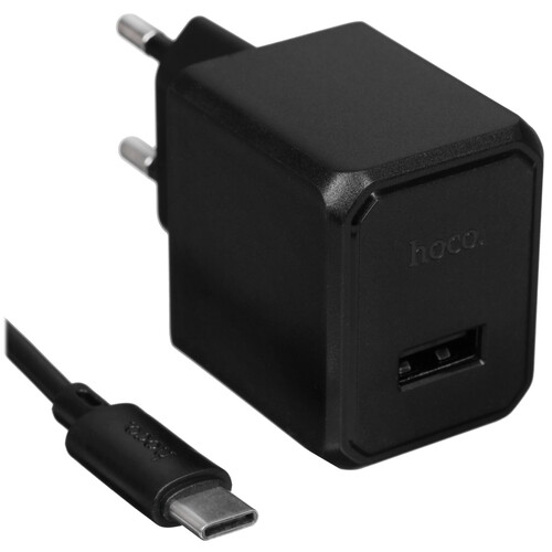 Купить Сетевое зарядное устройство Hoco CS11A черный  5474870. Характеристики, отзывы и цены в Донецке