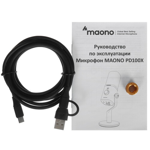 Купить Микрофон Maono PD100X черный  5623725. Характеристики, отзывы и цены в Донецке