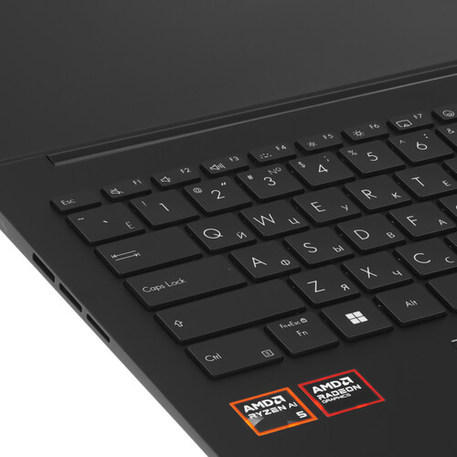 Купить 14" Ноутбук ASUS Zenbook 14 UM3406KA-QD177 черный  5612595. Характеристики, отзывы и цены в Донецке