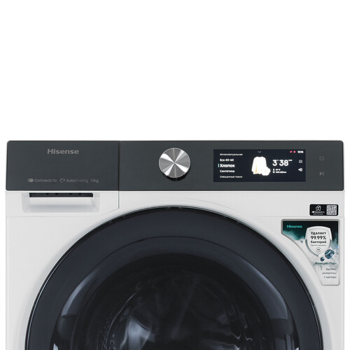Купить Стиральная машина Hisense WF7S1247BW белый  9159403. Характеристики, отзывы и цены в Донецке