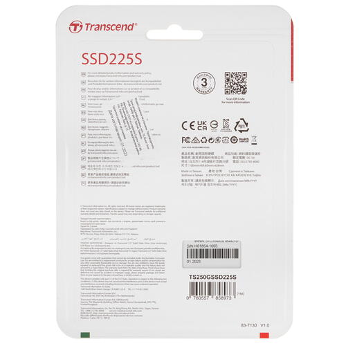 Купить 250 ГБ 2.5" SATA накопитель Transcend SSD225S [TS250GSSD225S]  9926543. Характеристики, отзывы и цены в Донецке