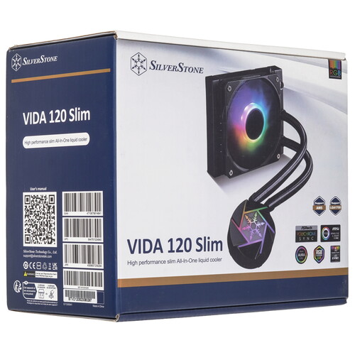 Купить Система охлаждения Silverstone SST-VD120-SLIM черная  5615533. Характеристики, отзывы и цены в Донецке
