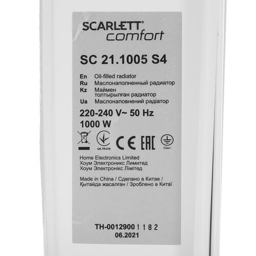 Купить Масляный обогреватель Scarlett SC2 1.1005S4 белый  5336454. Характеристики, отзывы и цены в Донецке