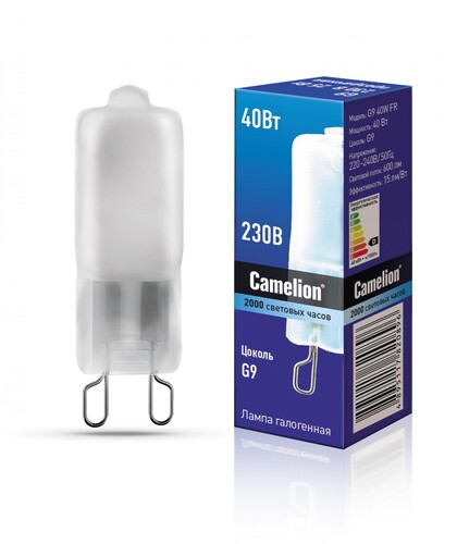 Купить Галогеновая лампа Camelion G9/40W/220V  5637942. Характеристики, отзывы и цены в Донецке