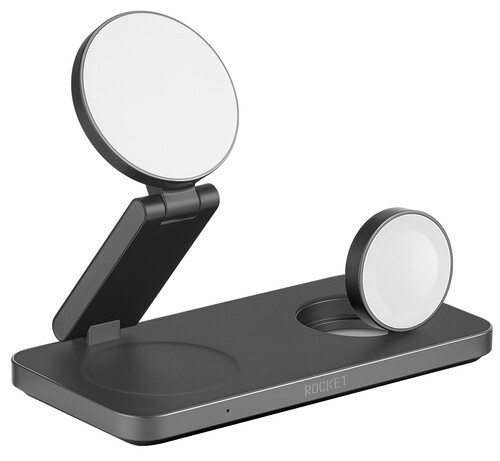 Купить Беспроводное зарядное устройство ROCKET Magic черный  9302715. Характеристики, отзывы и цены в Донецке