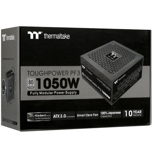 Купить Блок питания Thermaltake Toughpower PF3 1050W  5638553. Характеристики, отзывы и цены в Донецке