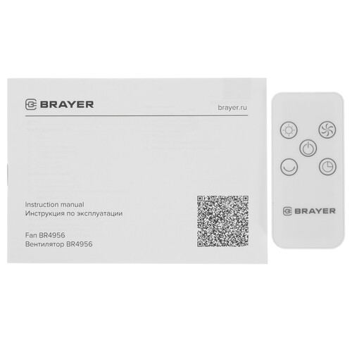 Купить Вентилятор BRAYER 4956BR  серебристый  5359032. Характеристики, отзывы и цены в Донецке