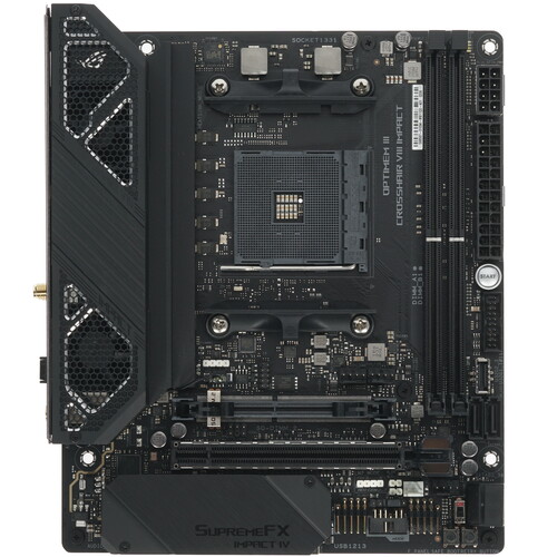 Купить Материнская плата ASUS ROG CROSSHAIR VIII Impact  1614791. Характеристики, отзывы и цены в Донецке