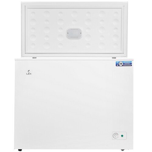 Купить Морозильный ларь LEX LFR300 FFLed белый  9304071. Характеристики, отзывы и цены в Донецке