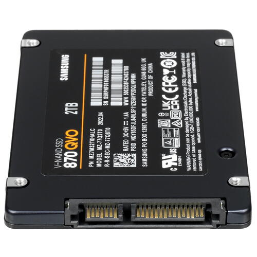 Купить 2000 ГБ 2.5" SATA накопитель Samsung 870 QVO [MZ-77Q2T0BW]  5073117. Характеристики, отзывы и цены в Донецке