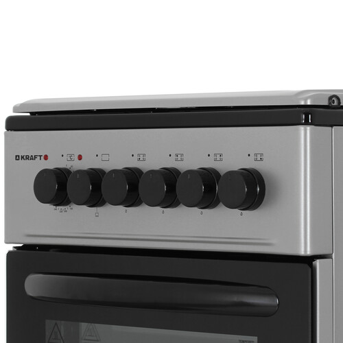 Купить Газовая плита Kraft KF-FSK5302ES серый  9130790. Характеристики, отзывы и цены в Донецке