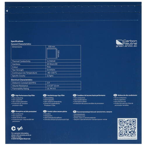 Купить Набор термопрокладок Arctic Cooling Thermal Pad [ACTPD00022A]  1629707. Характеристики, отзывы и цены в Донецке