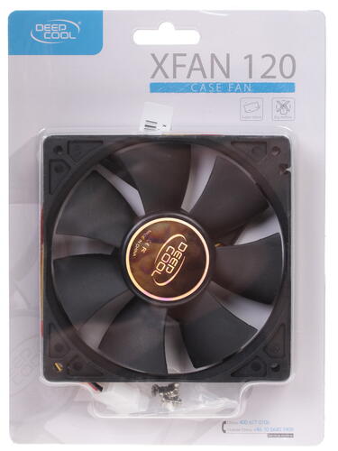 Купить Вентилятор DEEPCOOL XFAN 120  1035864. Характеристики, отзывы и цены в Донецке
