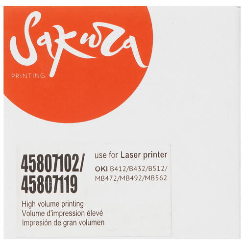 Купить Картридж лазерный SAKURA 45807102/45807119 черный  5363825. Характеристики, отзывы и цены в Донецке