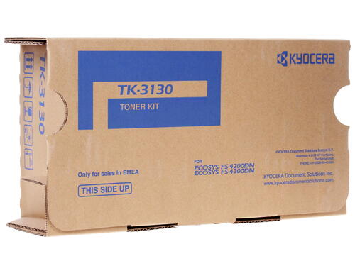 Купить Картридж лазерный Kyocera TK-3130 черный, с чипом  6604993. Характеристики, отзывы и цены в Донецке