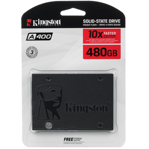 Купить 480 ГБ 2.5" SATA накопитель Kingston A400 [SA400S37/480G]  5055478. Характеристики, отзывы и цены в Донецке