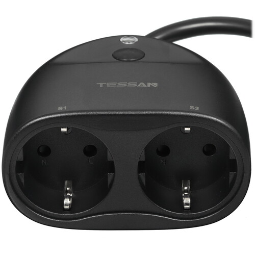 Купить Сетевой фильтр Tessan TS-EOP03-EU черный  9112177. Характеристики, отзывы и цены в Донецке