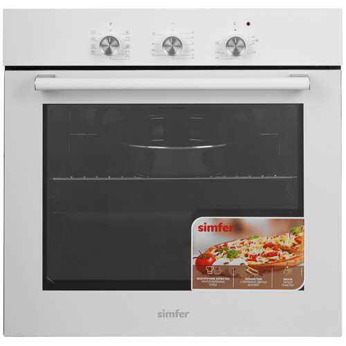 Купить Духовой шкаф электрический Simfer B6EW19071 + Варочная поверхность газовая Simfer H60N41W571  9280273. Характеристики, отзывы и цены в Донецке