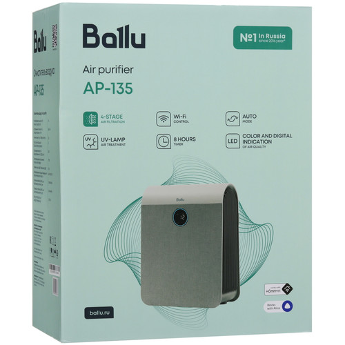 Купить Очиститель воздуха Ballu AP-135 белый  9398173. Характеристики, отзывы и цены в Донецке