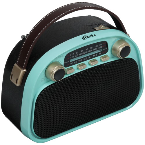 Купить Радиоприемник Ritmix RPR-040 бирюзовый  9201110. Характеристики, отзывы и цены в Донецке