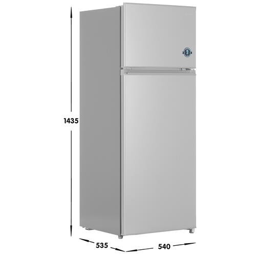 Купить Холодильник с морозильником   DEXP RF-TD210NMA/W серебристый  4864776. Характеристики, отзывы и цены в Донецке