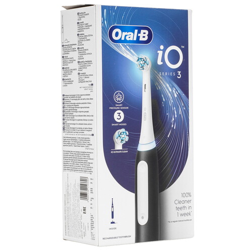 Купить Электрическая зубная щетка Braun Oral-B iO Series 3/iOG3 белый, черный  9282684. Характеристики, отзывы и цены в Донецке