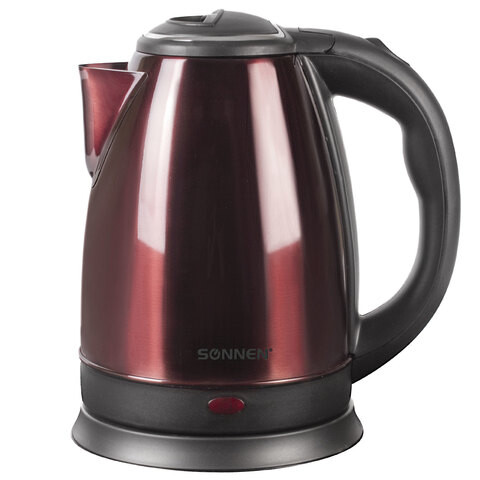 Купить Электрочайник SONNEN KT-118С коричневый  8116155. Характеристики, отзывы и цены в Донецке