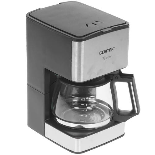 Купить Кофеварка капельная Centek CT-1144 серебристый  8123651. Характеристики, отзывы и цены в Донецке