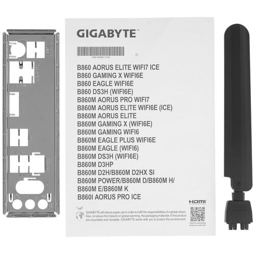 Купить Материнская плата GIGABYTE B860M DS3H WIFI6E  5622554. Характеристики, отзывы и цены в Донецке