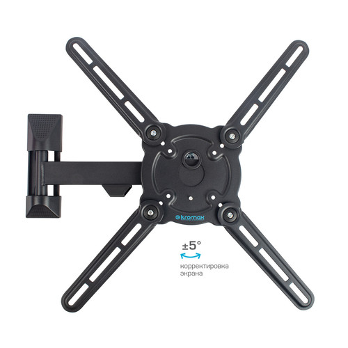 Купить Кронштейн для ТВ Kromax Atlantis-10 черный  1055016. Характеристики, отзывы и цены в Донецке