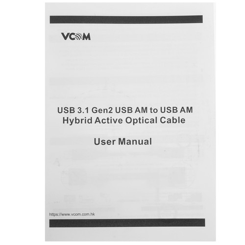 Купить Кабель VCOM USB Type-A - USB Type-A черный  5630646. Характеристики, отзывы и цены в Донецке