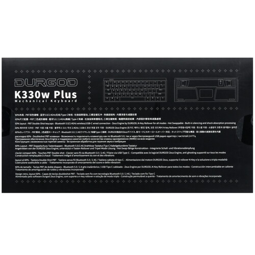 Купить Клавиатура  проводная + беспроводная Durgod K330w Plus Ice Cream  5449874. Характеристики, отзывы и цены в Донецке