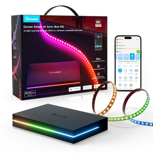 Купить Подсветка для телевизора Govee Smart AI Sync Box Kit H8604  5606644. Характеристики, отзывы и цены в Донецке