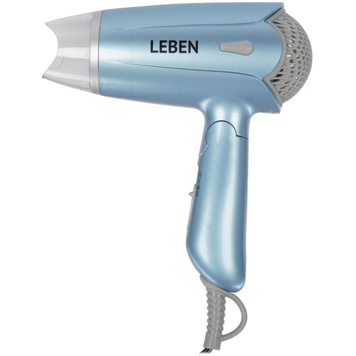 Купить Фен LEBEN 259-219 голубой/серый  9237125. Характеристики, отзывы и цены в Донецке