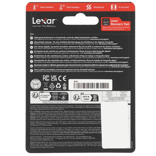 Купить Карта памяти Lexar Professional Silver Pro SDXC 64 ГБ  9262245. Характеристики, отзывы и цены в Донецке
