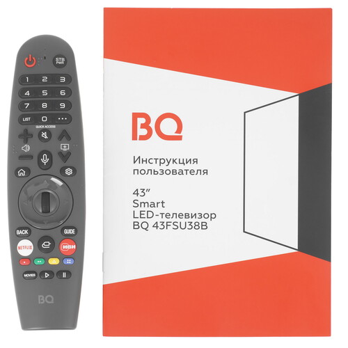 Купить 43" (109 см) Телевизор BQ 43FSU38B черный  9210842. Характеристики, отзывы и цены в Донецке
