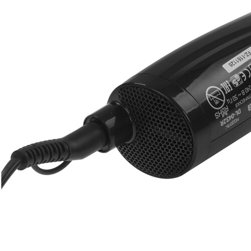 Купить Фен-щетка DELTA DL-0432R черный/розовый  9235581. Характеристики, отзывы и цены в Донецке