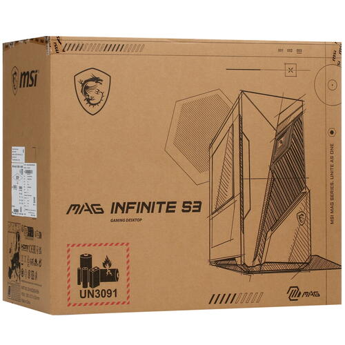 Купить ПК MSI MAG Infinite S3 13NUC5-1054XRU  5427072. Характеристики, отзывы и цены в Донецке