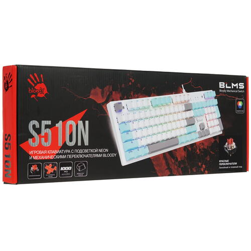 Купить Клавиатура  проводная A4Tech Bloody S510N  5074549. Характеристики, отзывы и цены в Донецке