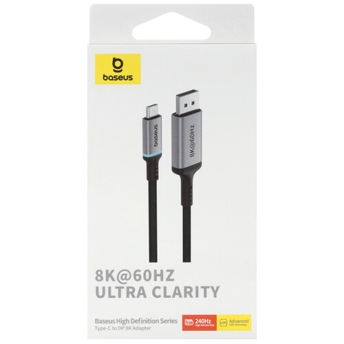 Купить Кабель однонаправленный Baseus USB Type-C - DisplayPort, 2 м  5454140. Характеристики, отзывы и цены в Донецке