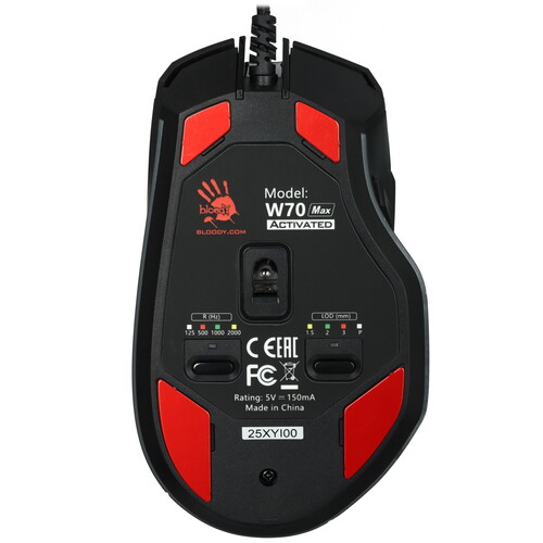 Купить Мышь проводная A4Tech Bloody W70 Max  черный  9280322. Характеристики, отзывы и цены в Донецке