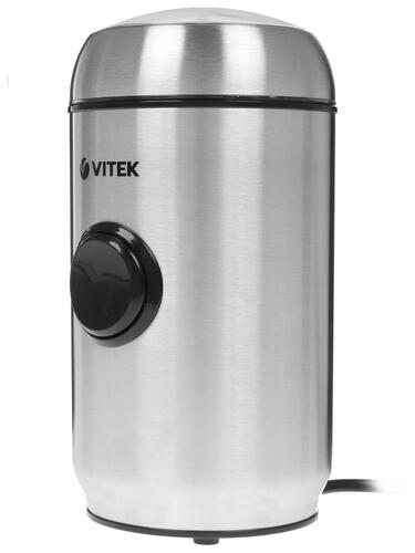 Купить Кофемолка электрическая Vitek VT-7123 ST серебристый  1090326. Характеристики, отзывы и цены в Донецке