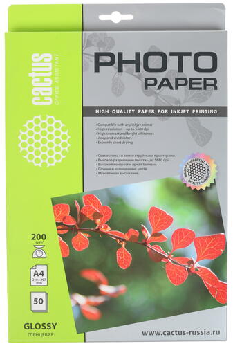 Купить Фотобумага Cactus CS-GA420050  7945476. Характеристики, отзывы и цены в Донецке