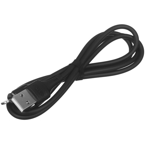 Купить Кабель круглый Hoco Lightning 8-pin - USB 2.0 Type-A черный 1 м  5474955. Характеристики, отзывы и цены в Донецке